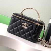 Chanel AP4046 Vanity with Chain in Lambskin Black